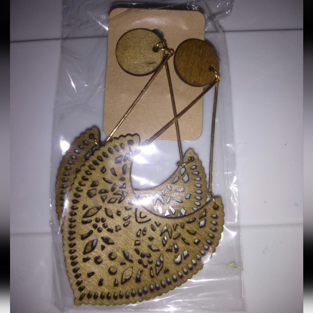 Bohemian Wood Earrings